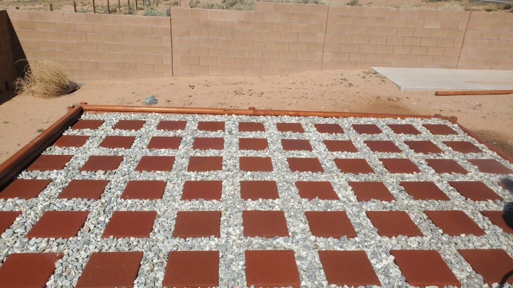Backyard pavers in Albuquerque, NM