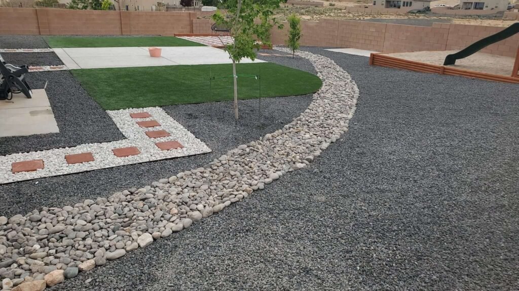 Gravel installation in Albuquerque, NM